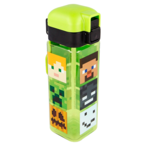 Botella Robot Infantil con cierre Minecraft