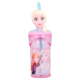 Vaso Figurita 3D con Pajita Frozen Elsa