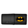 Cartera Warner Dc Batman Logo Amarillo  