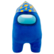 Peluche Among Us Azul con Gorro con Estrellas Ojo 3D 30 cm