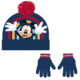 Conjunto Infantil Gorro y Guantes Mickey