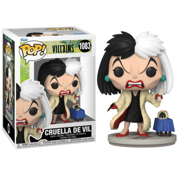 Figura Funko POP Disney Villanas Cruella de Vil 1083