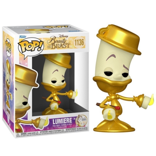 Figura Funko POP Disney La Bella y La Bestia Lumiere 1136