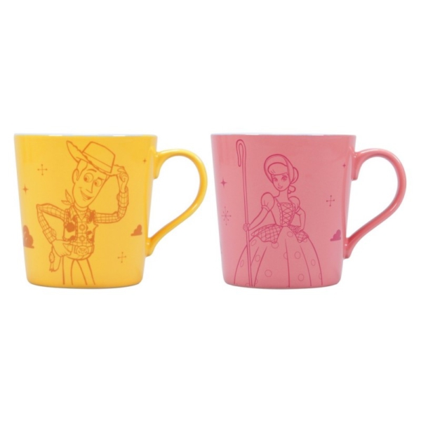 Set 2 Tazas Disney Toy Story Woody y Bo Peep