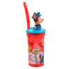 Vaso Figurita 3D con Pajita Patrulla Canina