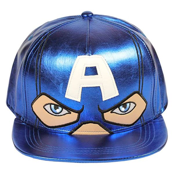 Gorra Visera Plana Marvel Capitan America Ajustable Kids