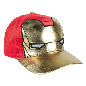 Gorra Visera Curva Infantil Marvel Iron Man ( 53 cm )