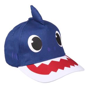 Gorra Visera Curva Infantil Baby Shark Azul