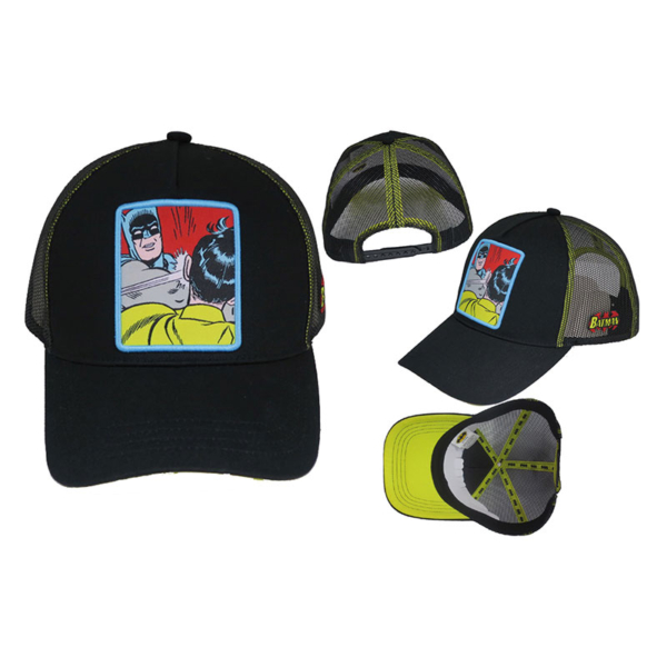 Gorra Visera Curva Warner DC Parche Batman Y Robin