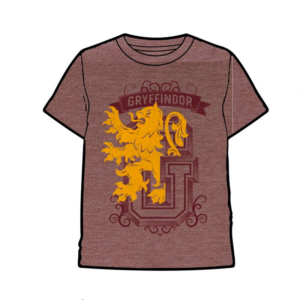 Camiseta Mujer Harry Potter Gryffindor Granate Jaspeado