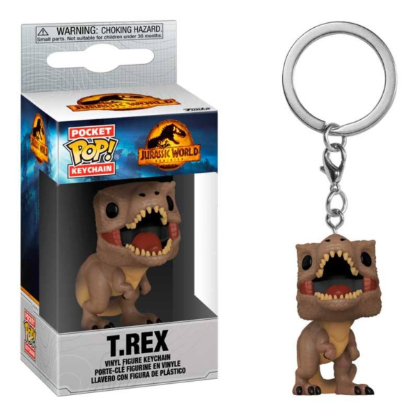 Llavero Pocket POP Jurassic World T Rex  