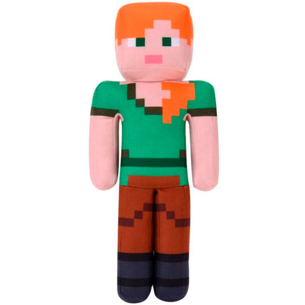 Peluche Minecraft Alex 30 cm