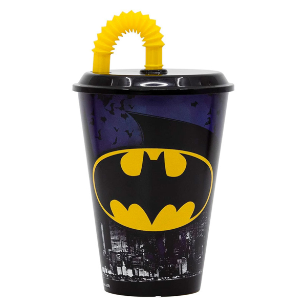 Vaso con pajita Warner Dc Batman