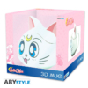 Taza 3D Sailor Moon Blanca Artemis