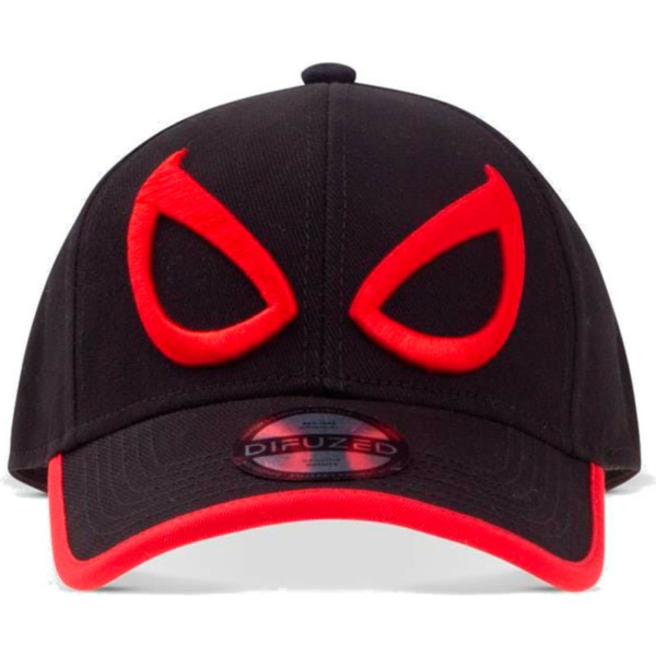 Gorra Visera Curva Marvel Miles Morales Ojos