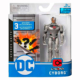 Figura Warner DC de Accion Cyborg 10 cm + accesorios