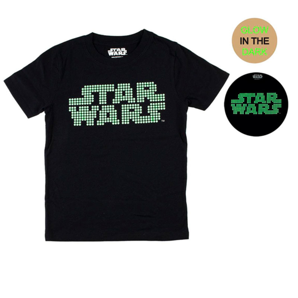 Camiseta Infantil Star Wars Luce en la Oscuridad