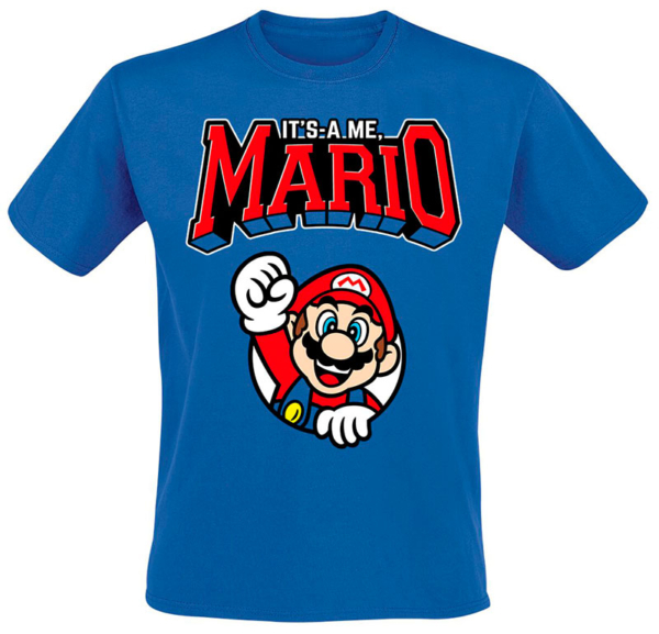 Camiseta Infantil Super mario Bros It´s me Mario