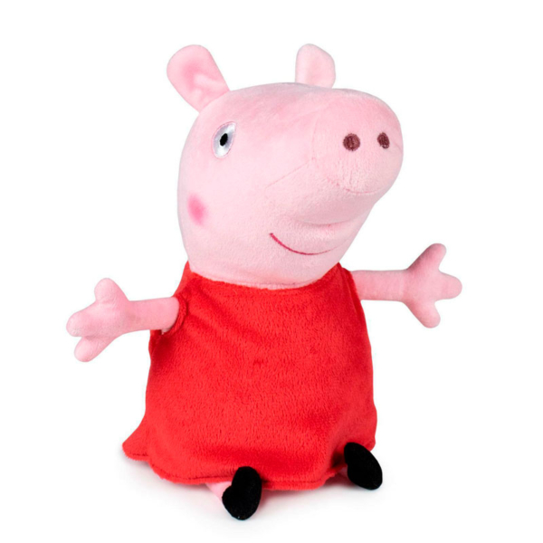 Peluche Peppa Pig Vestido Rojo 31 cm