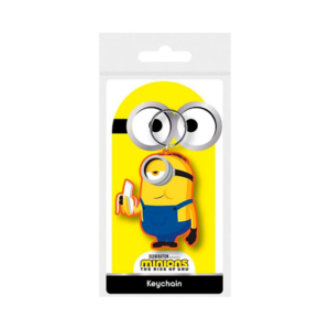 Llavero Goma Minions Stuart Banana