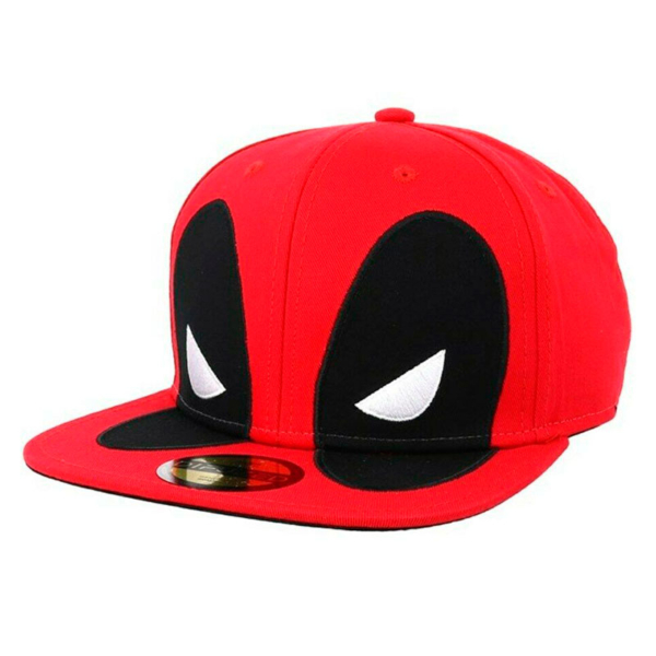 Gorra Visera Plana Deadpool Roja