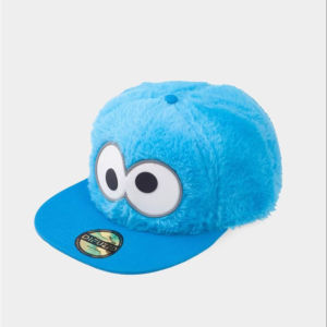 Gorra Visera Plana Peluche Mounstro de las Galletas