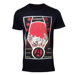 Camiseta Marvel Avengers Constructivism Poster