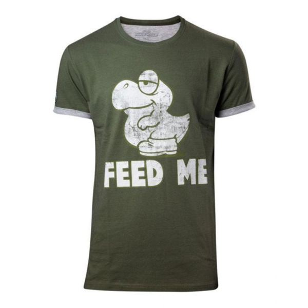 Camiseta Super Mario Baby Yoshi Feed me