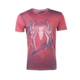 Camiseta Marvel Spiderman Araña Acid Wash Roja