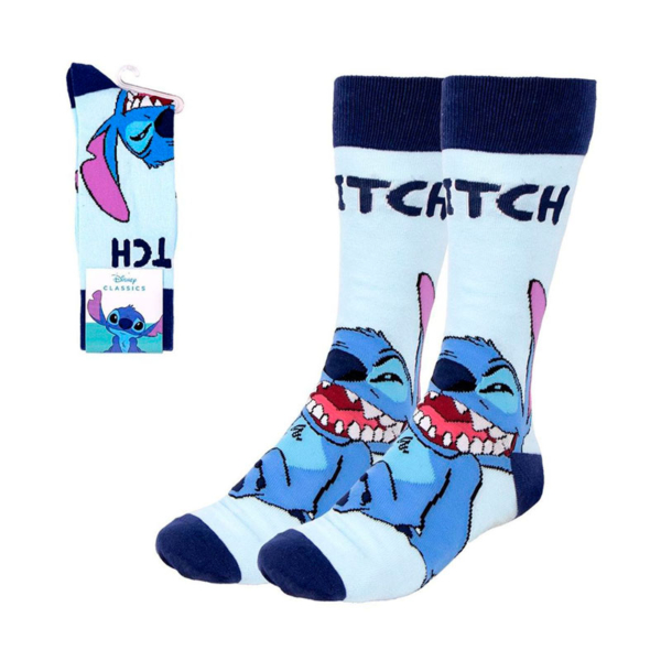 Calcetines Stitch Sonriendo