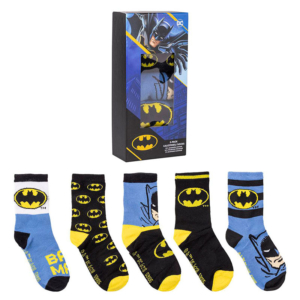 Pack Infantil Calcetines 5 Piezas Batman