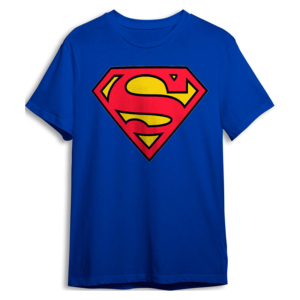 Camiseta Logo Superman Azul