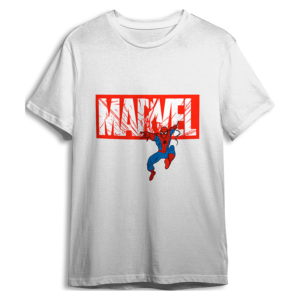 Camiseta Marvel Logo & Spiderman