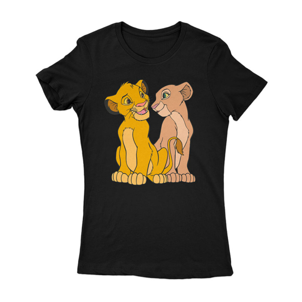 Camiseta Mujer Simba Y Nala Disney