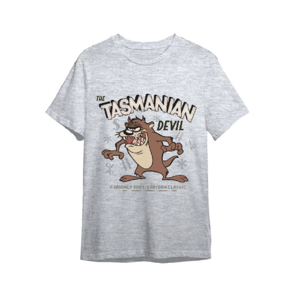 Camiseta Warner Looney Tunes Taz Gris