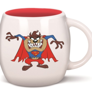 Taza Globo Warner Looney Tunes Taz de Súper Man  100 Aniversario