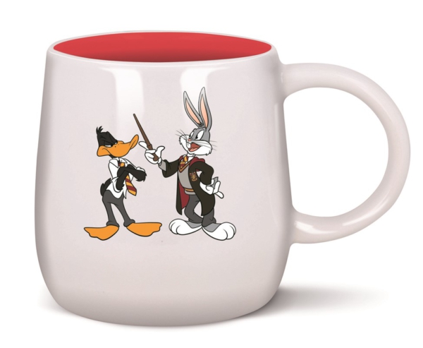 Taza Warner Looney Tunes Bugs Bunny y Pato Harry Potter 100 Aniversario