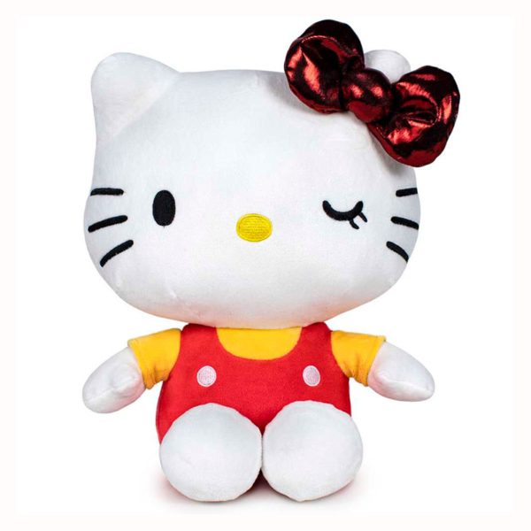 Peluche Hello Kitty Rojo 50 Aniversario 32 cm