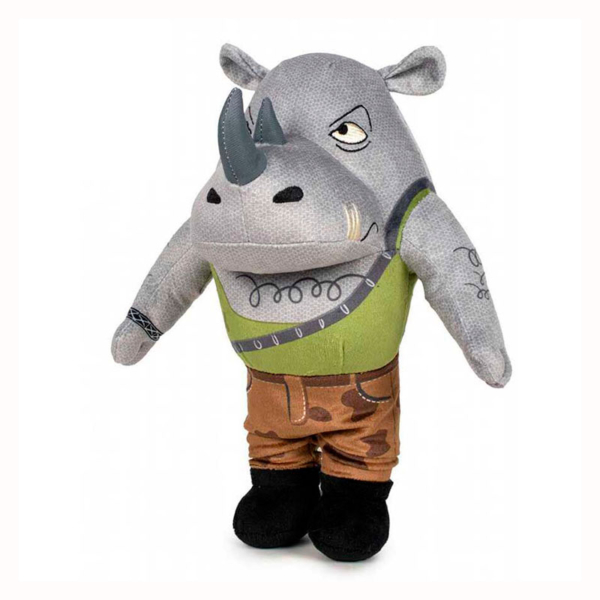 Peluche Rocksteady Mutantes Tortugas Ninja 28CM