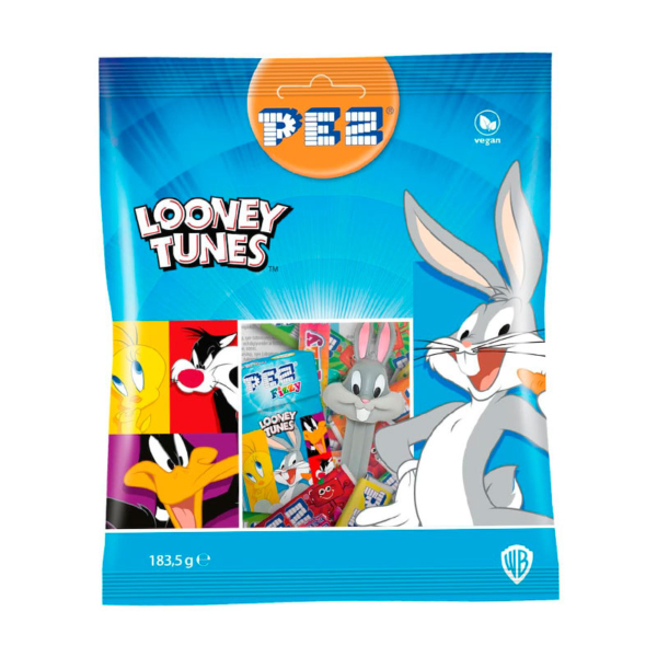 Dispensador + Bolsa Maxi Pez Warner Looney Tunes Bugs Bunny