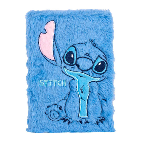 Cuaderno Stitch Premium Con Pelo